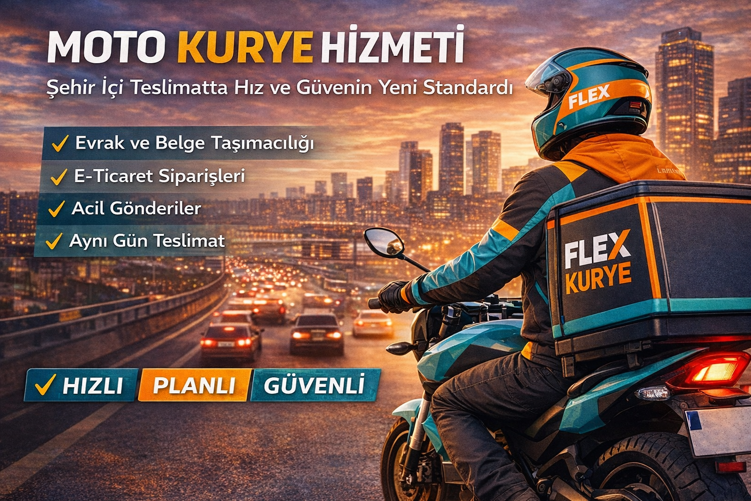 Moto Kurye Hizmeti: Şehir İçi Teslimatta Hız ve Güvenin Yeni Standardı