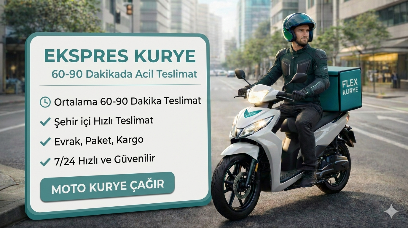 Ekspres Kurye: 60 Dk'da Acil Teslimat